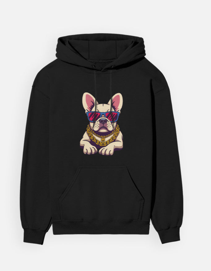 Hip-Hop Frenchie King – Men’s Hoodie