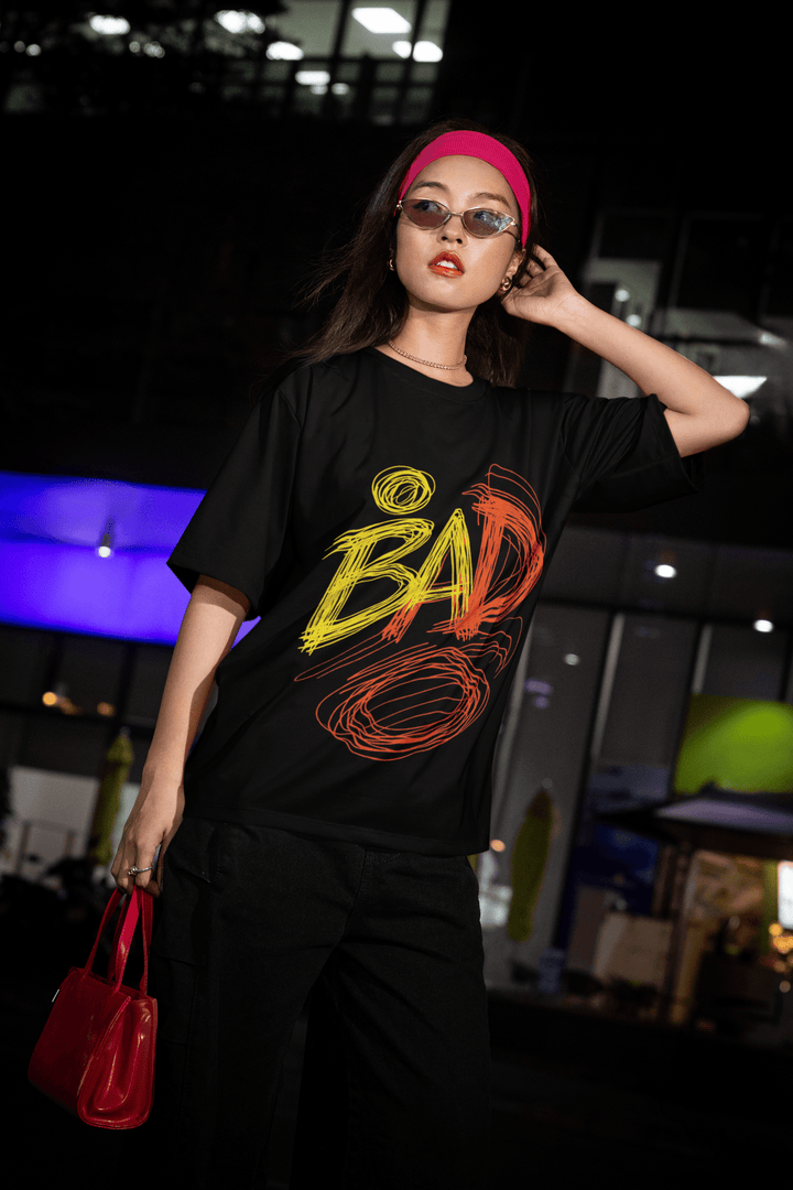 BAD - Graffiti Red Statement Tee - Entitee