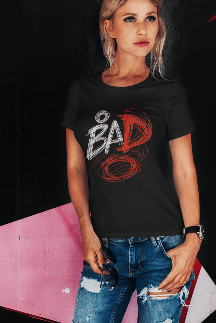 BAD - Graffiti Red Statement Tee - Entitee