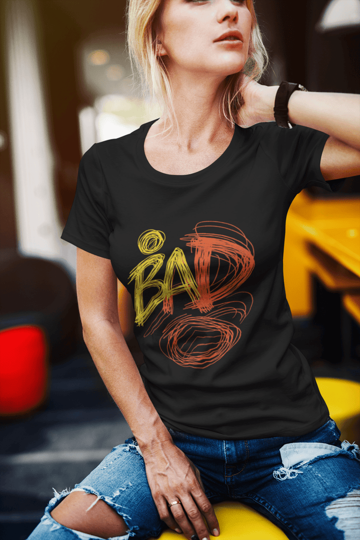 BAD - Graffiti Red Statement Tee - Entitee