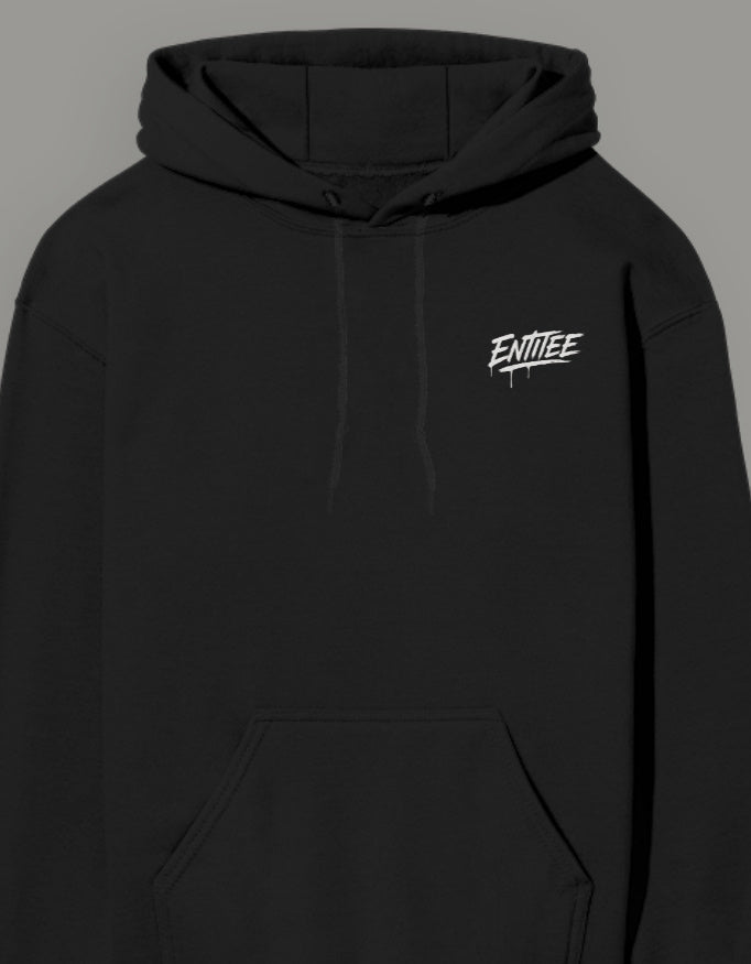 Be Water – Martial Arts Icon Men’s Black Hoodie | Motivational Streetwear - Entitee