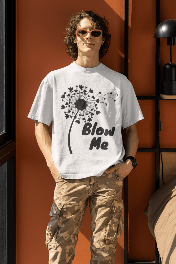 Blow Me – Whimsical & Naughty Dandelion Tee - Entitee