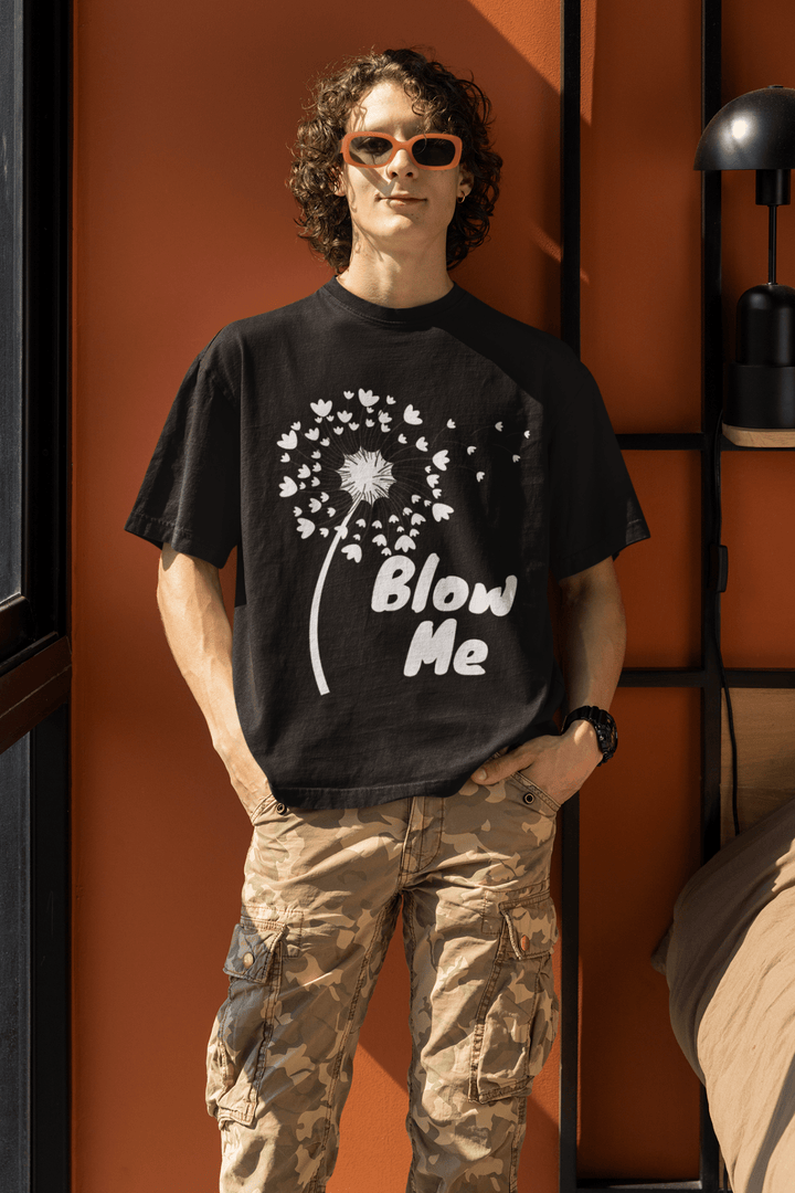 Blow Me – Whimsical & Naughty Dandelion Tee - Entitee