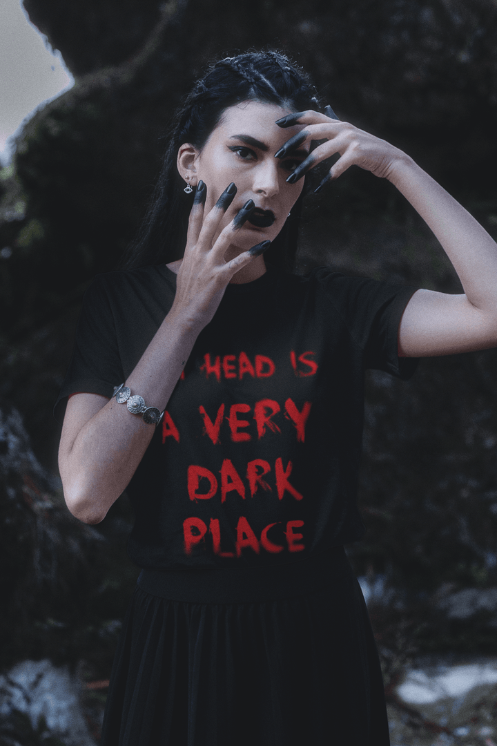 Dark Thought Classic Crewneck – Oversized Unisex Streetwear T-shirt - Entitee