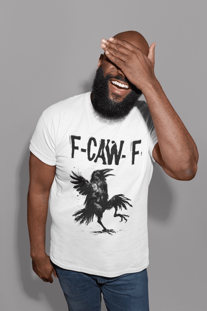 F - Caw - F Rebel Crow | Bold Graphic Unisex Oversized and Classic Crews - Entitee