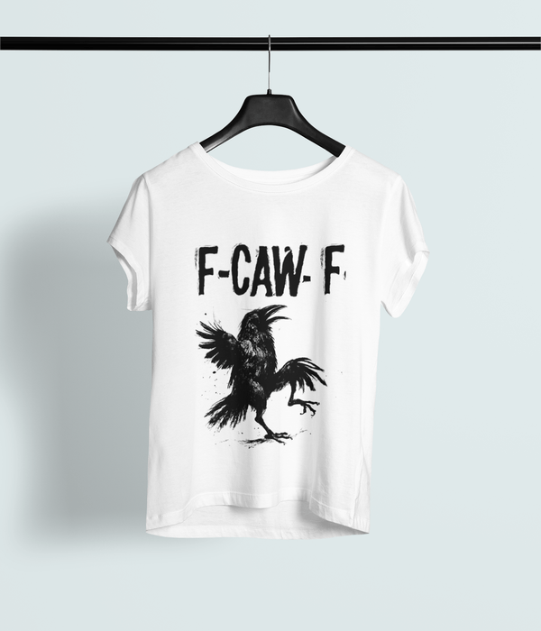 F - Caw - F Rebel Crow Crewneck | Bold Graphic Unisex Oversized Classic - Entitee