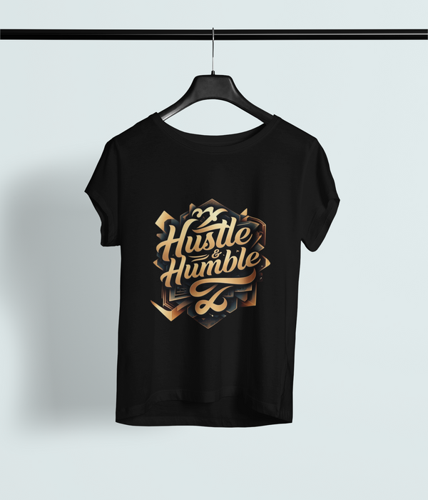 Hustle & Humble T-Shirt for Success Seekers - Motivational Tee
