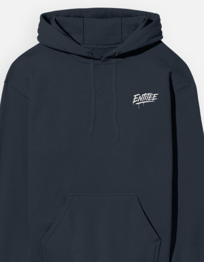 Mystic Wolf Moon Forest Hoodie – Men’s Artistic Night Sky Wilderness Pullover - Entitee