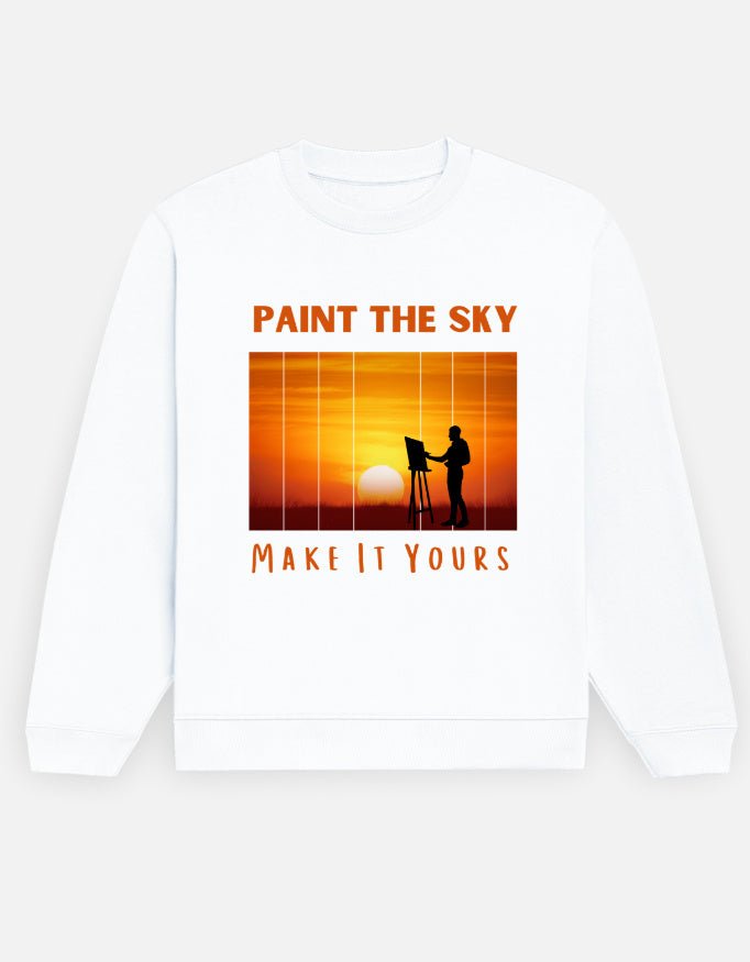 Paint The Sky – Inspirational Women's Sweatshirt - Entitee