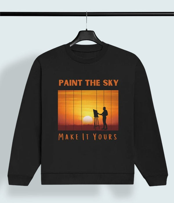 Paint The Sky – Inspirational Women's Sweatshirt - Entitee