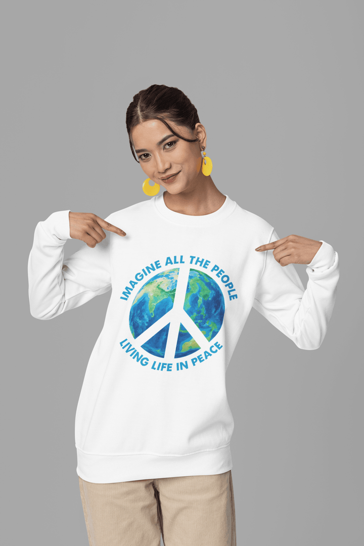 Peace Mode Earth – Premium Women's Sweatshirt - Entitee