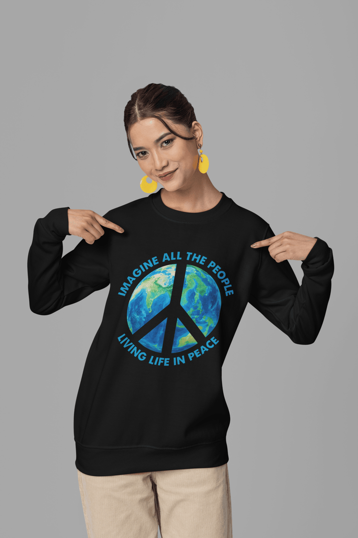 Peace Mode Earth – Premium Women's Sweatshirt - Entitee