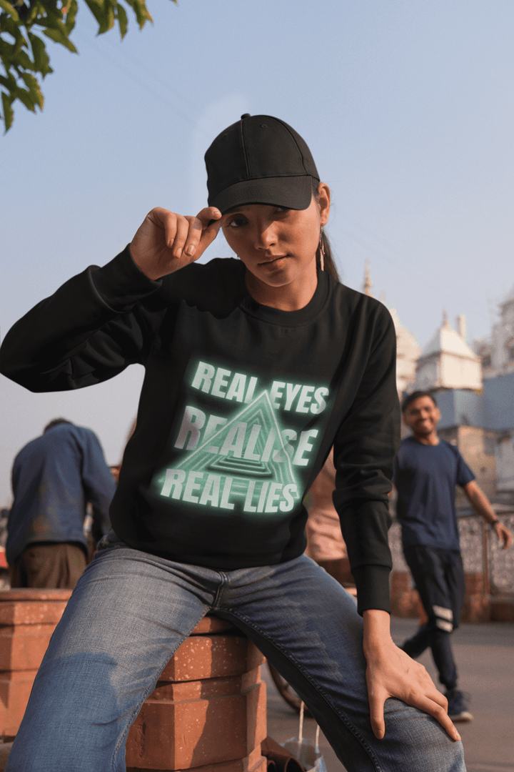 Real Eyes – Limited Edition Women's Sweatshirt - Entitee