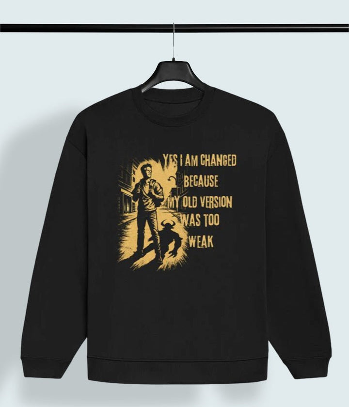 Reborn Strength – Oversized Motivational Streetwear Sweatshirt - Entitee