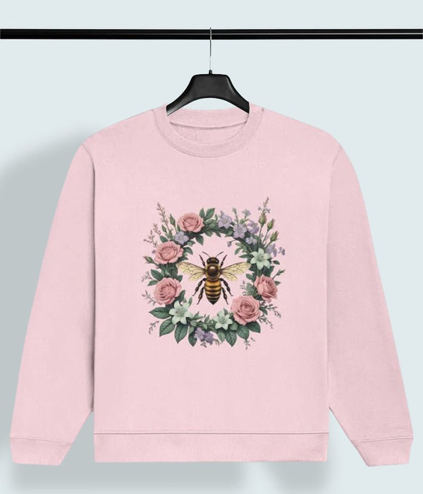 Vintage Bee in Bloom –Women's Sweatshirt - Entitee