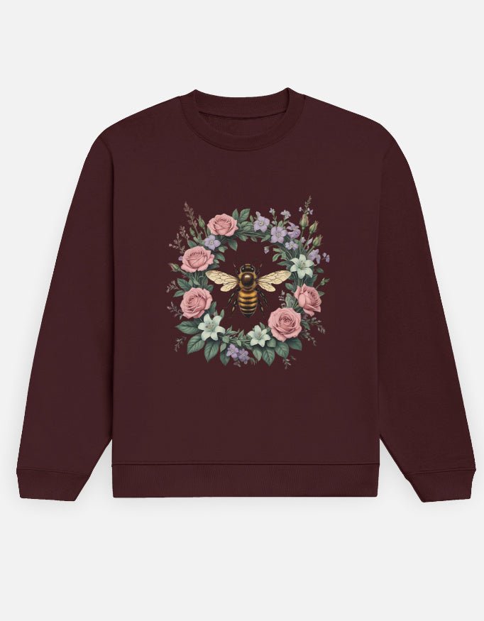 Vintage Bee in Bloom –Women's Sweatshirt - Entitee