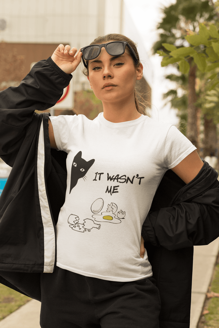 Wasn’t me ! Mischievous black cat with Broken Egg - Entitee