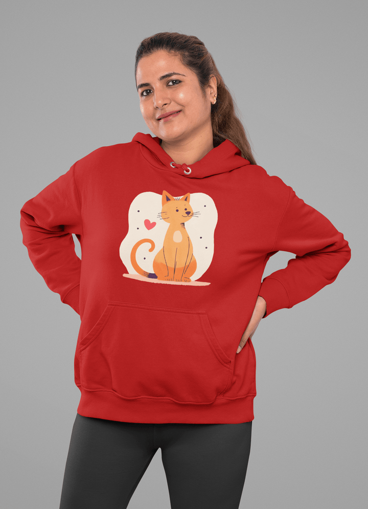 Women - Hoodie - CuteGingerCat - Entitee